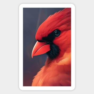 Red Red Cardinal Sticker